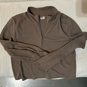 Aritzia, Sunday Best, collared quarter zip shirt, XL (wears like a M)
